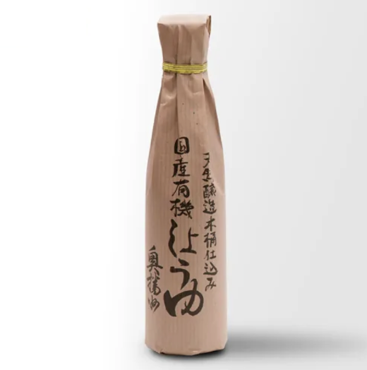 古式天然醸造杉桶仕込み 国産有機醤油（濃口）300ml ２本セット